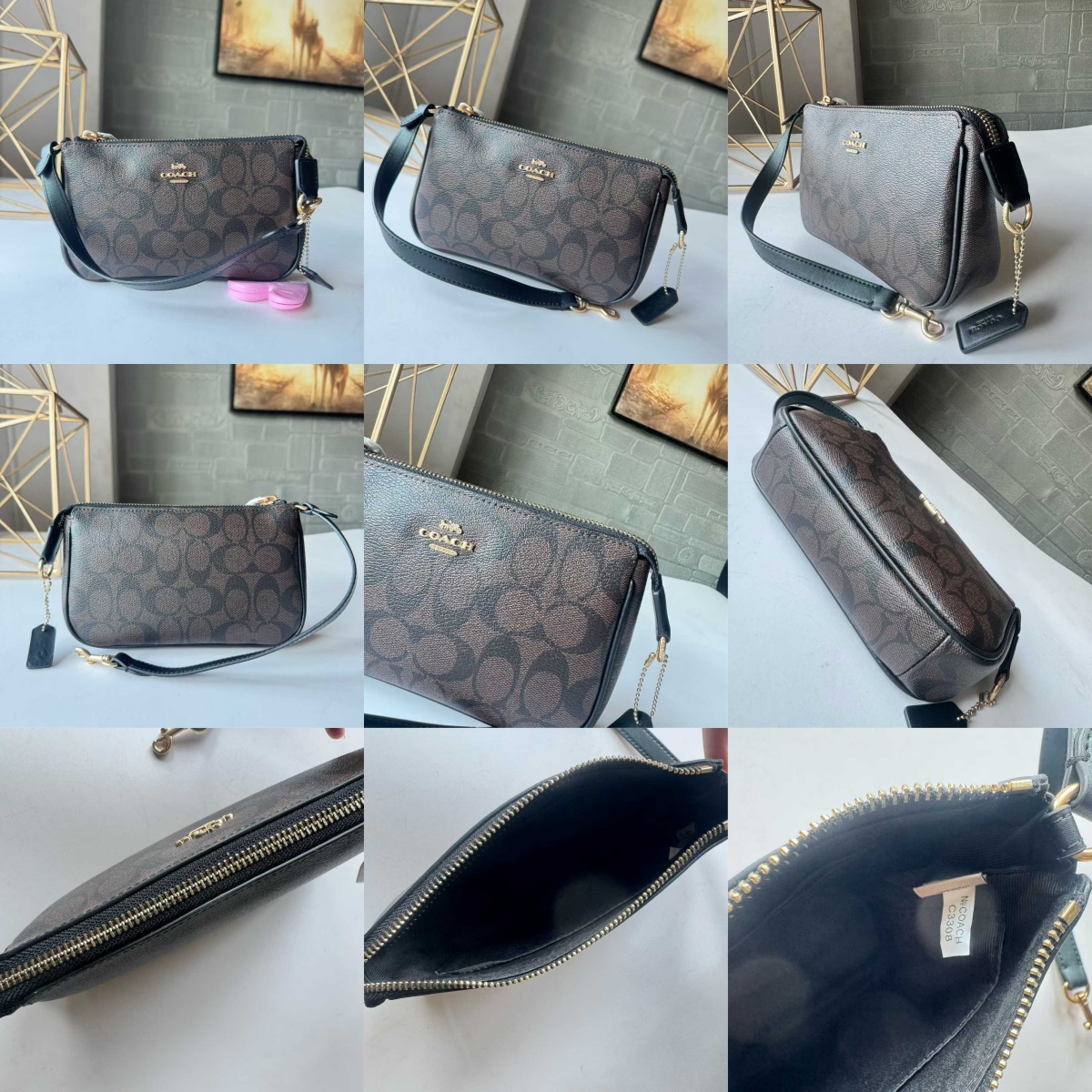Women Handbag CW426 Nolita 19 In Signature Canvas Shoulder Bag Wristlet