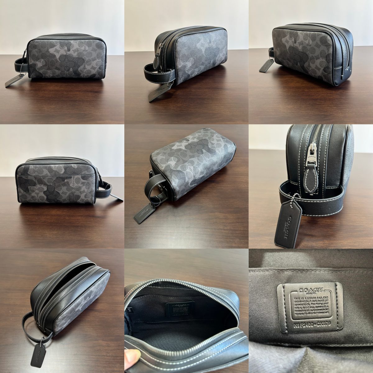 2522 CAR15 CX879 CP202 CC063 CM034 CCY904 CW199 CCF36 Carryall Pouch Women Men Clutch Wristlet Handbag
