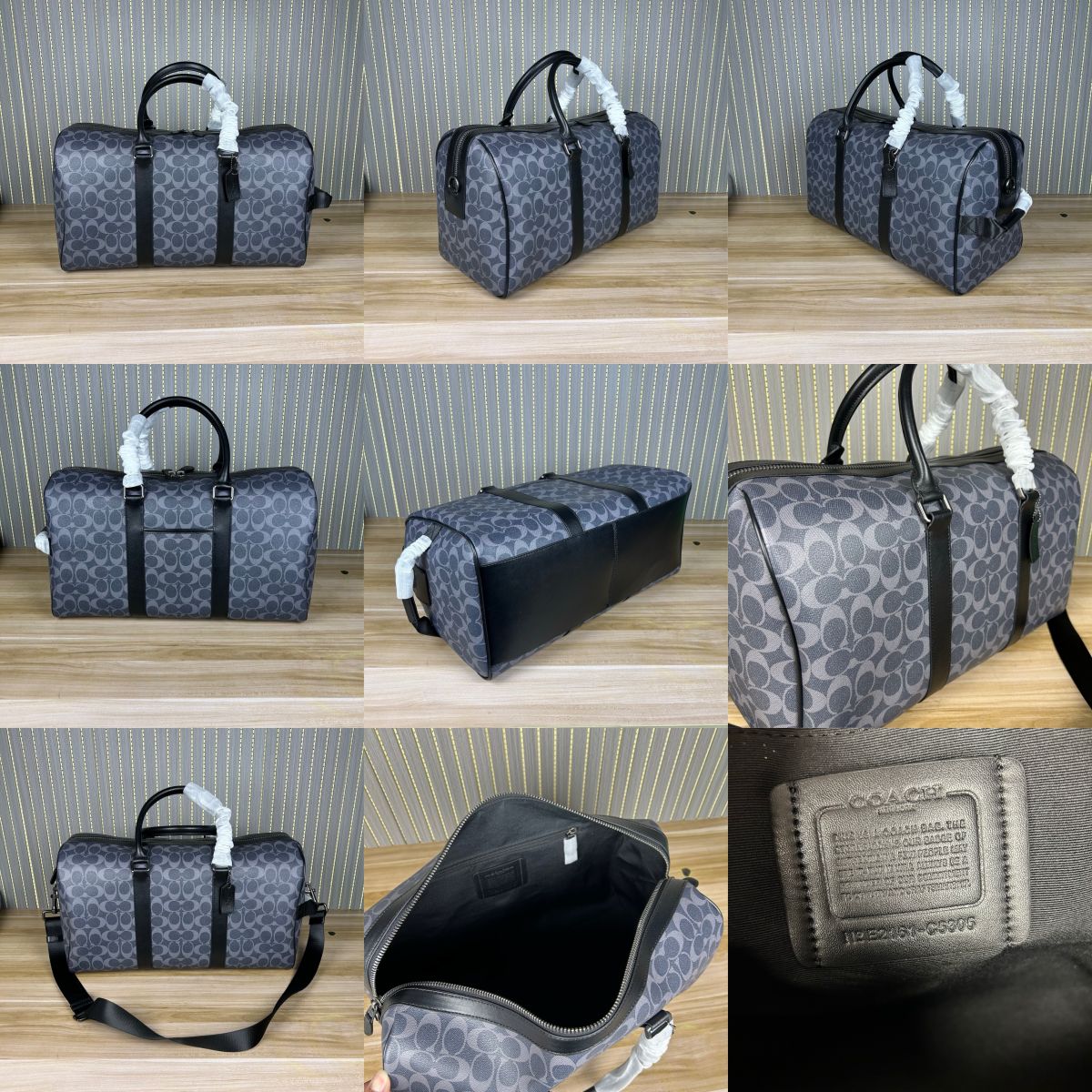 C5305  CE553  CV958 CY829 Compass 45 In Signature Canvas Patch Travel Bag
