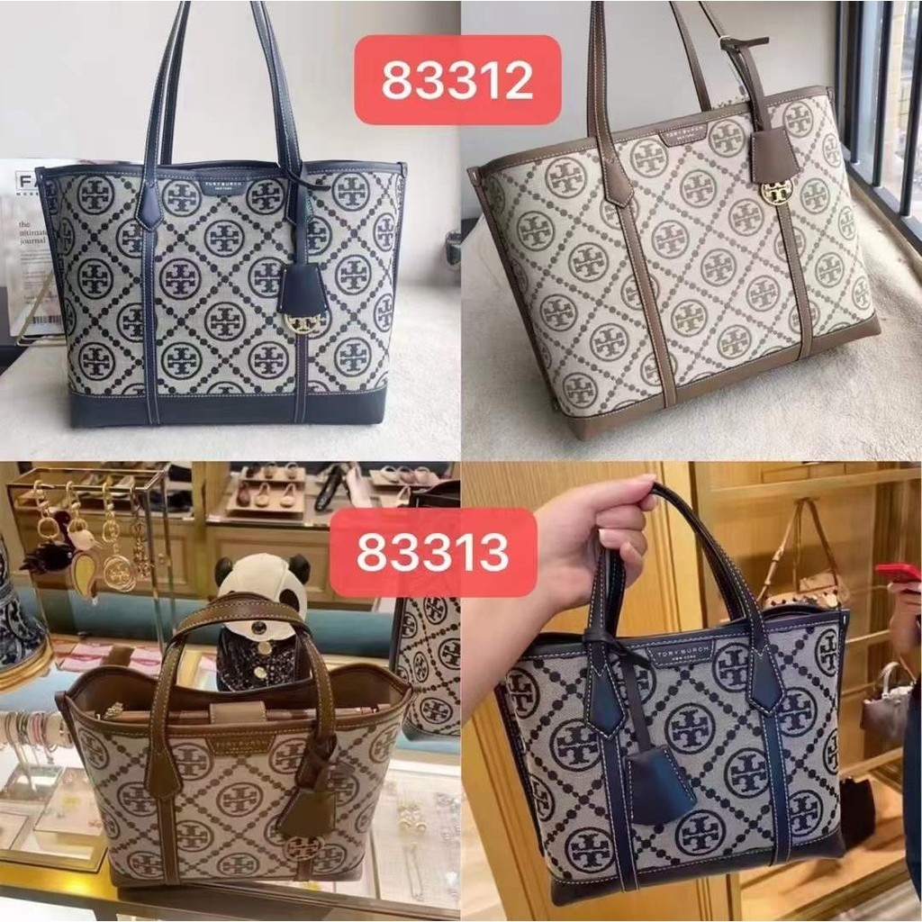 Women Handbag 83313 83312 T Monogram Perry Triple Compartment Tote Shoulder Bag