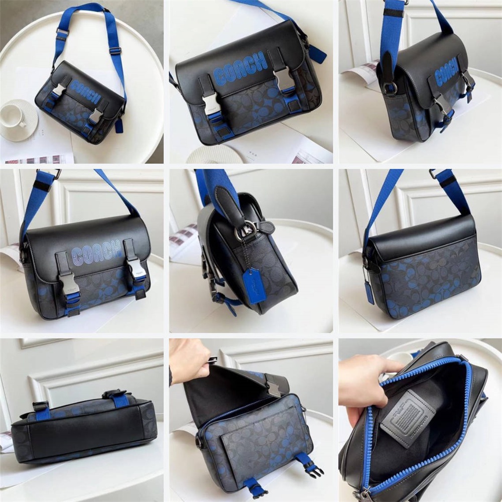 C8128 C6657 CC018 C9962 CE550 Track Crossbody With Patch Women Men Sling Messenger Camera Bag