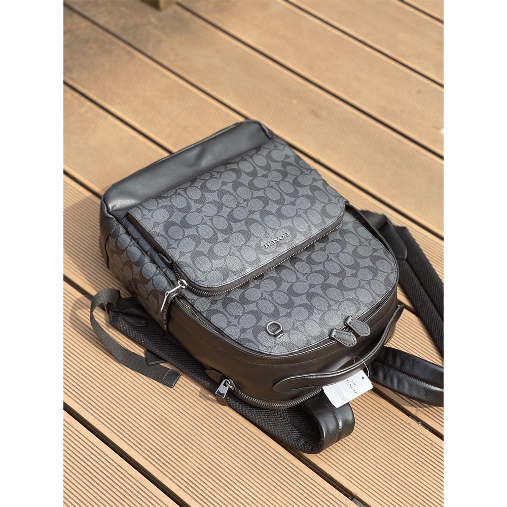 C2935 C3230 Graham Backpack In Signature Canvas Men Laptop Bag