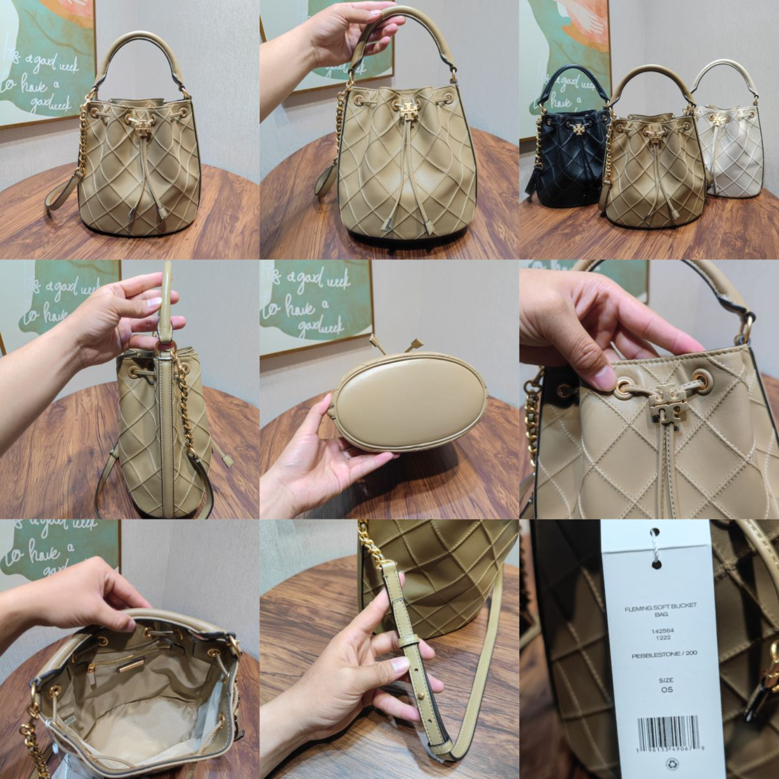 Women Handbag 142564 142565 Fleming Soft Bucket Bag
