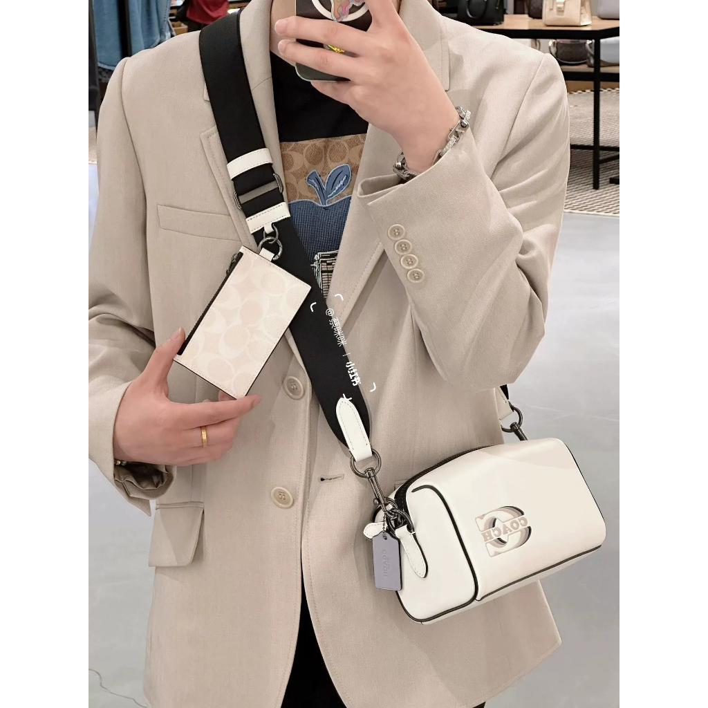 CJ674 CJ818 CJ675 CL425 Axel Crossbody Signature Canvas Women Men Sling Hycrid Bag