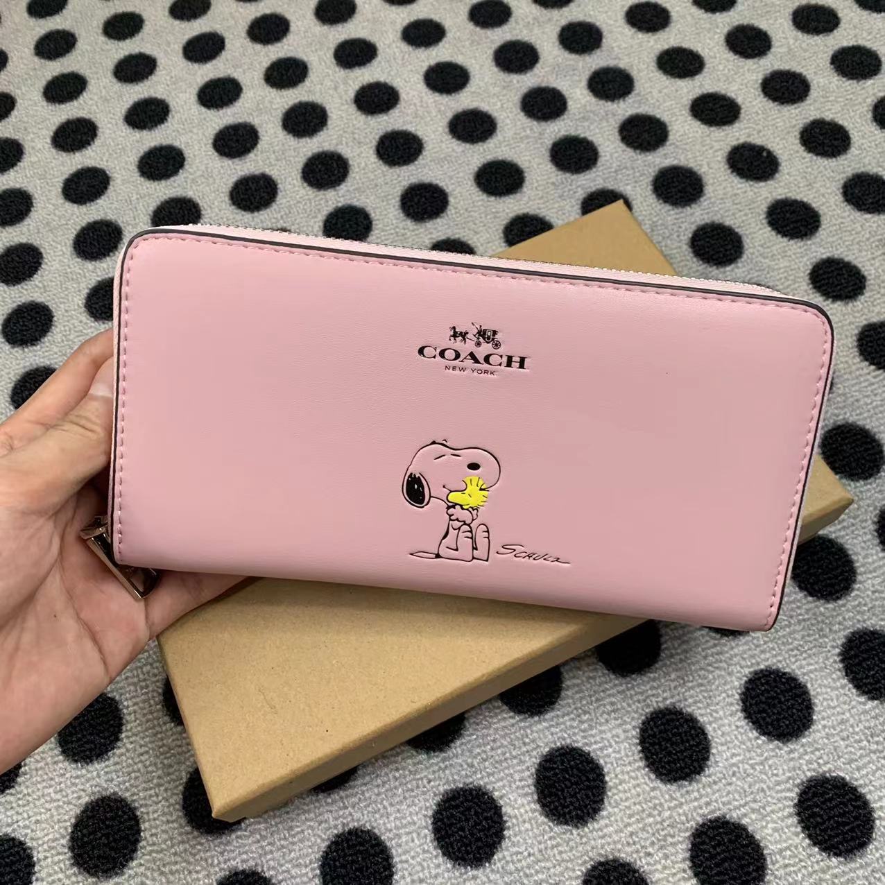 Women handbag 53773 Snoopy long Wallet  women Multi-card purse Zipper Clutch
