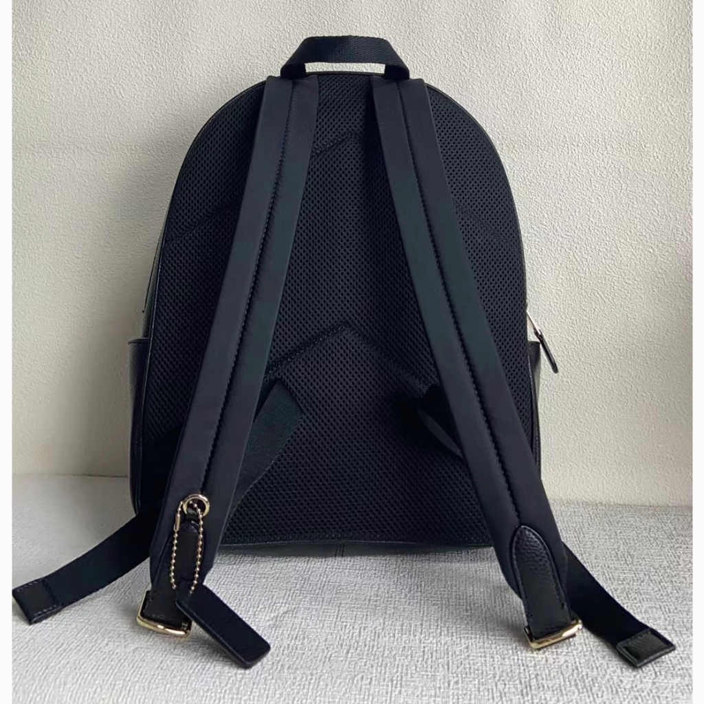 C5666 5666 Coach women Court Series Ole Medium Ladies Full Leather Backpack bag