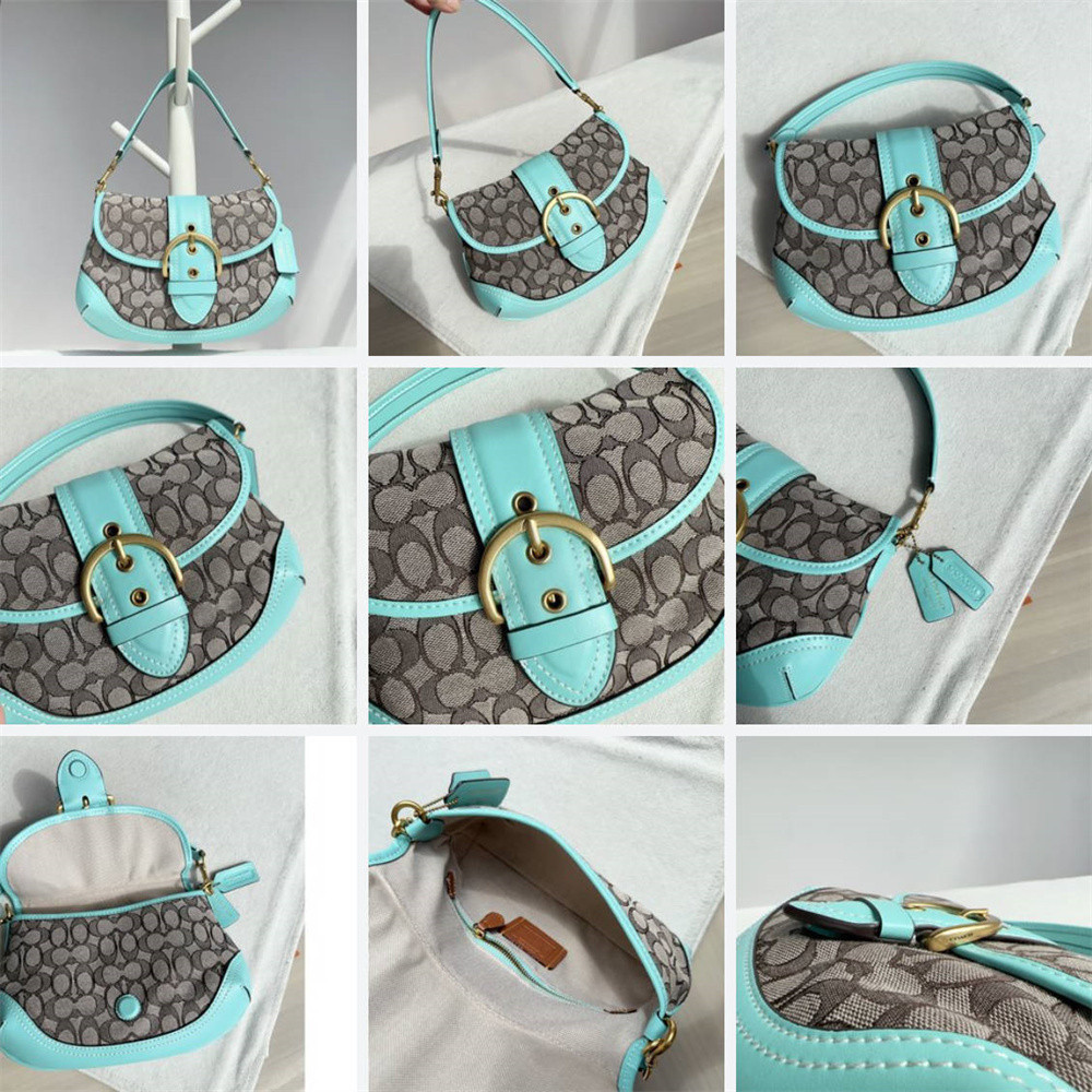 CJ814 CR699 CR737 Soho Shoulder Bag Jacquard Women Top Handle Handbag