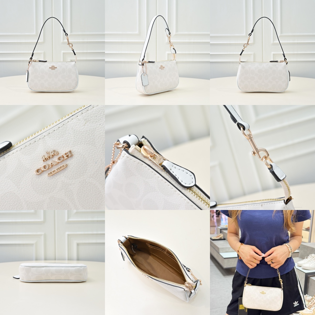 Women Handbag CW426 Nolita 19 In Signature Canvas Shoulder Bag Wristlet