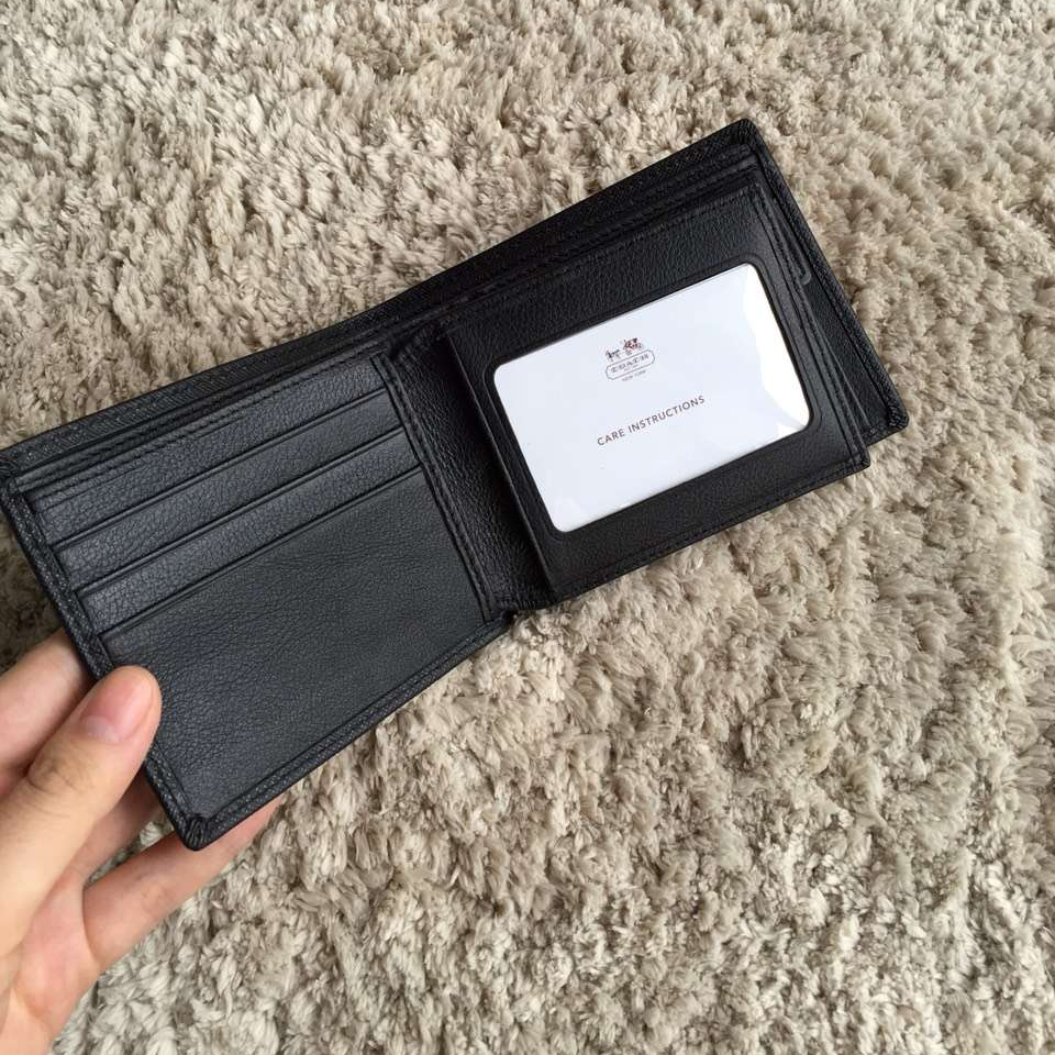 Men handbag 74771 Compact ID Leather Wallet