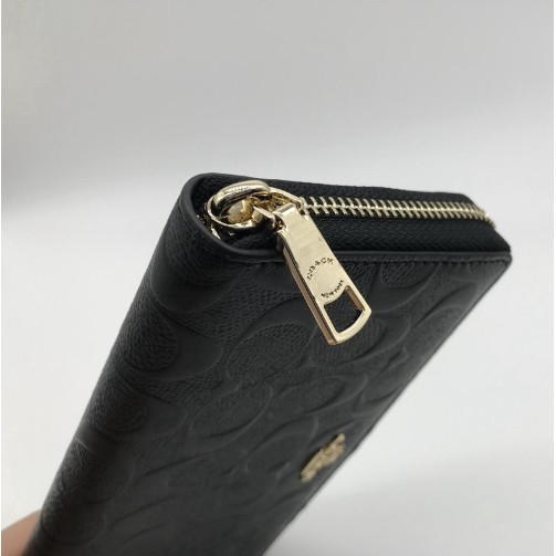 53834 Stereoscopic pattern women's wallet long wallet zip purses long purses