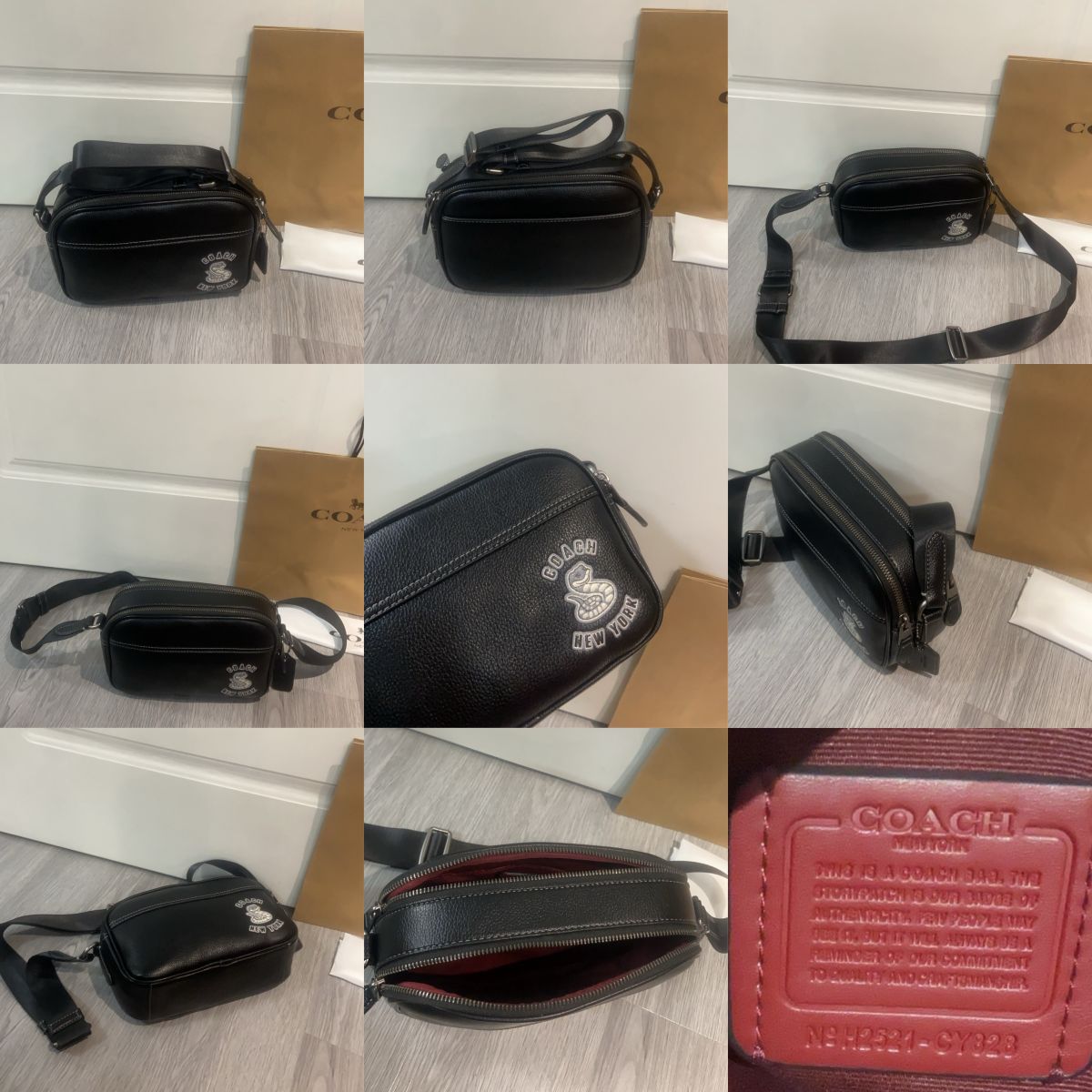 Men Hnadbag CCG30 C5810 CB136 CX140 CV921 CAJ64 CX138 CAX46 CY828 Graham Crossbody Men Women Sling Camera Bag