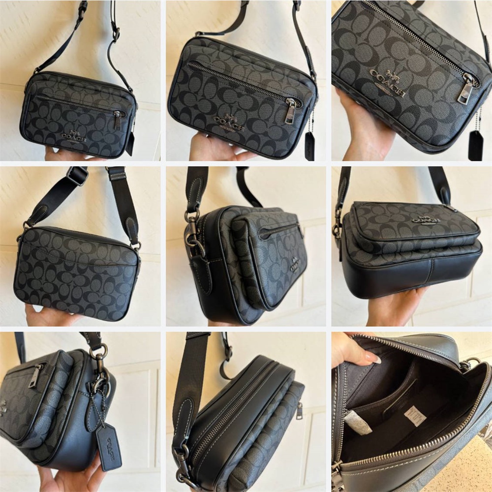 Coach CJ510 CJ509 Elias Crossbody Women Men Sling Messenger Camera Bag