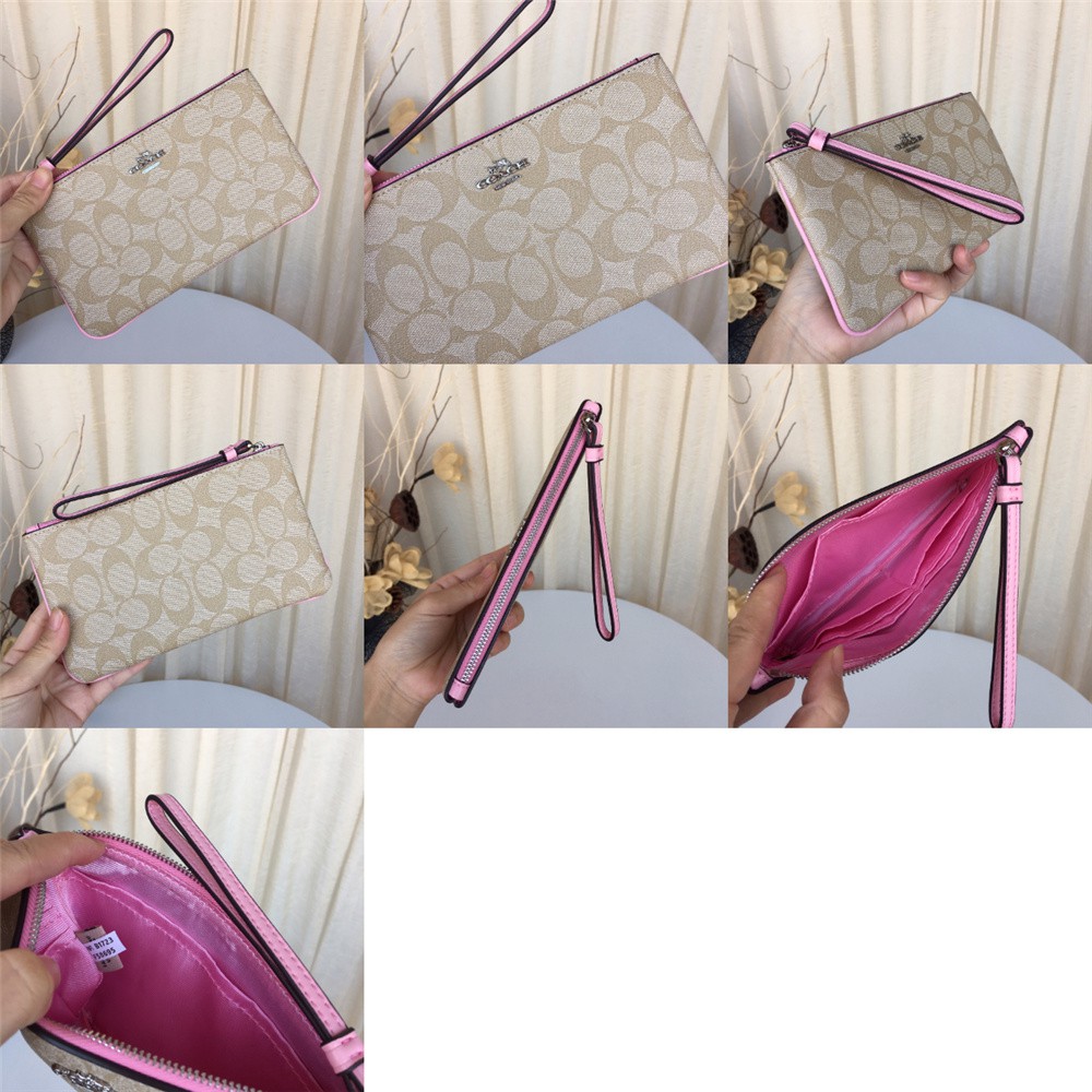 Large Wristlet Canvas Women Zip Purse Wallet 58695