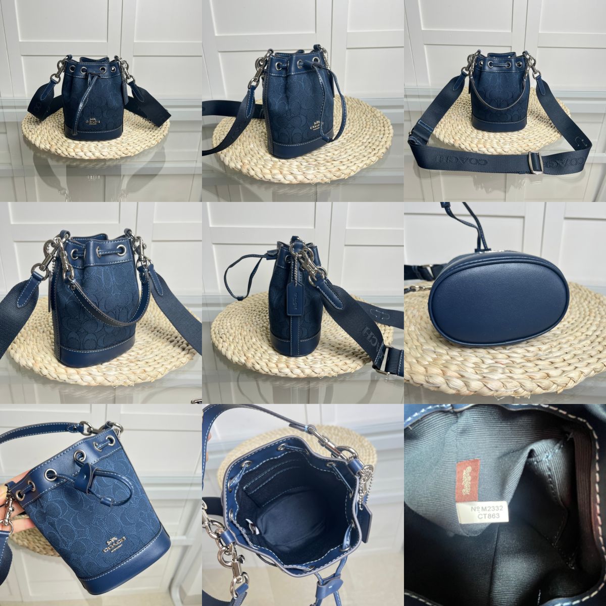 Women Handbag CW299 CY740 CR145 CT863 Mini Dempsey Shoulder Sling Bucket Bag
