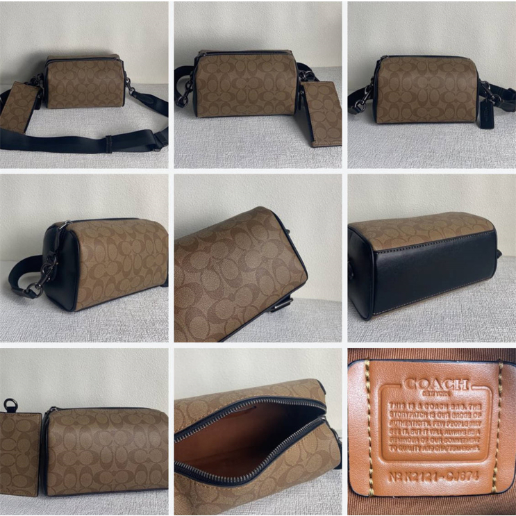 CJ674 CJ818 CJ675 CL425 Axel Crossbody Signature Canvas Women Men Sling Hycrid Bag