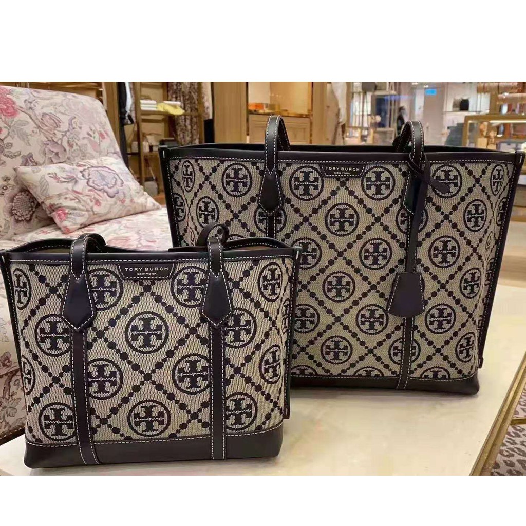 Women Handbag 83313 83312 T Monogram Perry Triple Compartment Tote Shoulder Bag