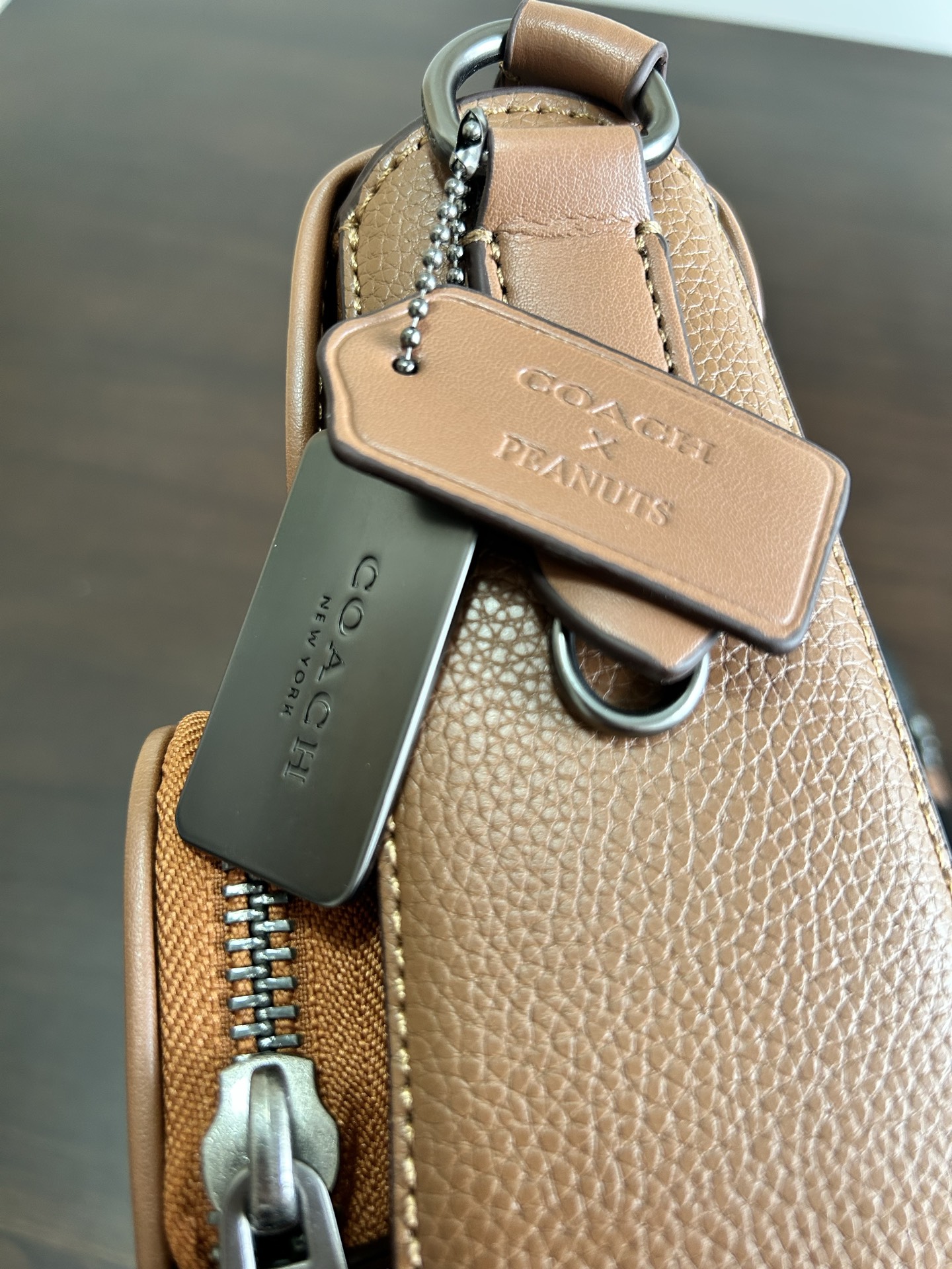 Coach X Peanuts CBI41 CCG29 Sullivan Flap Crossbody Bag In Signature Canvas With Patches