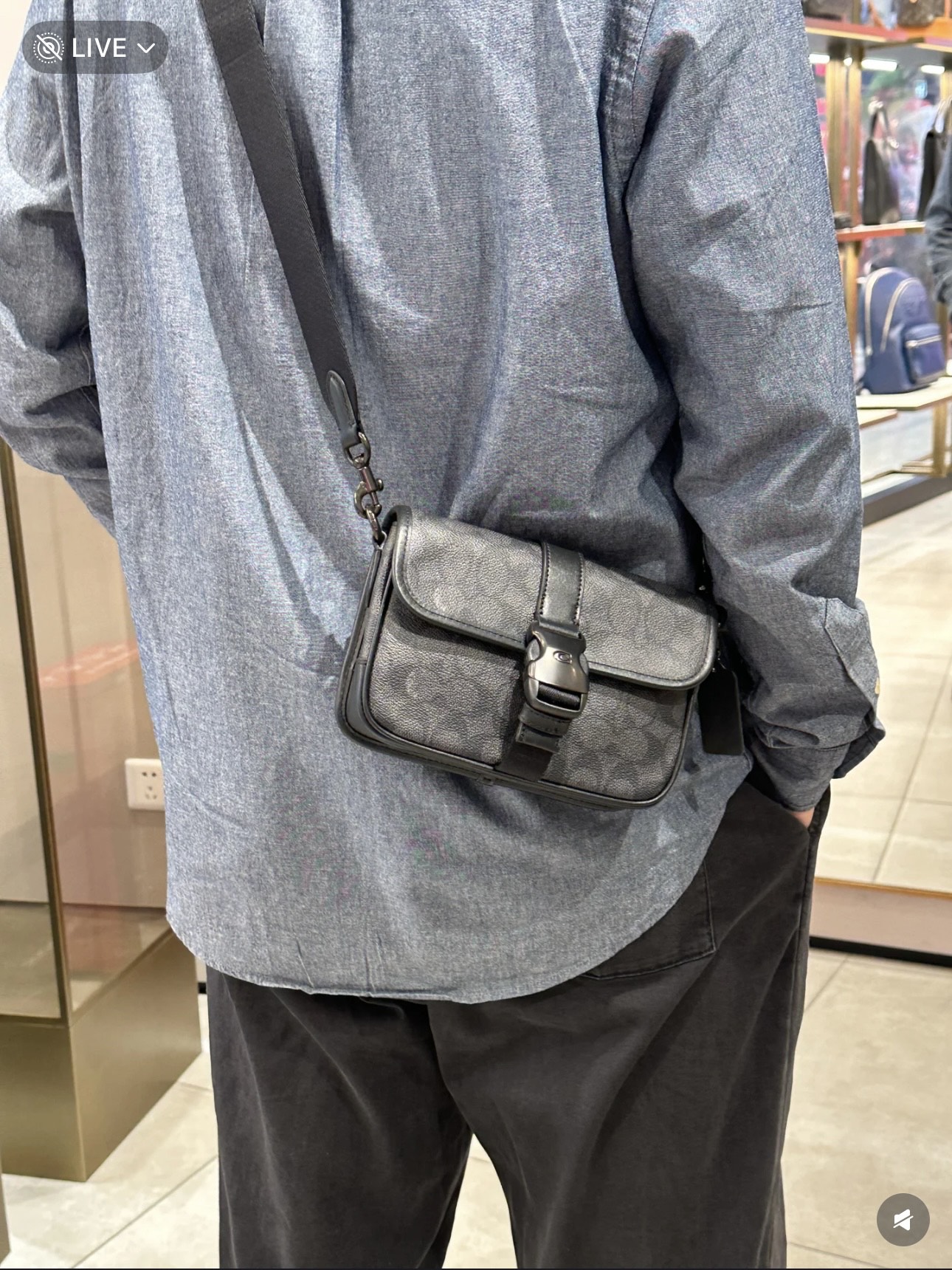Men handbag CY989 CY990 LEAGUE 19 Crossbody Sling Camera Bag