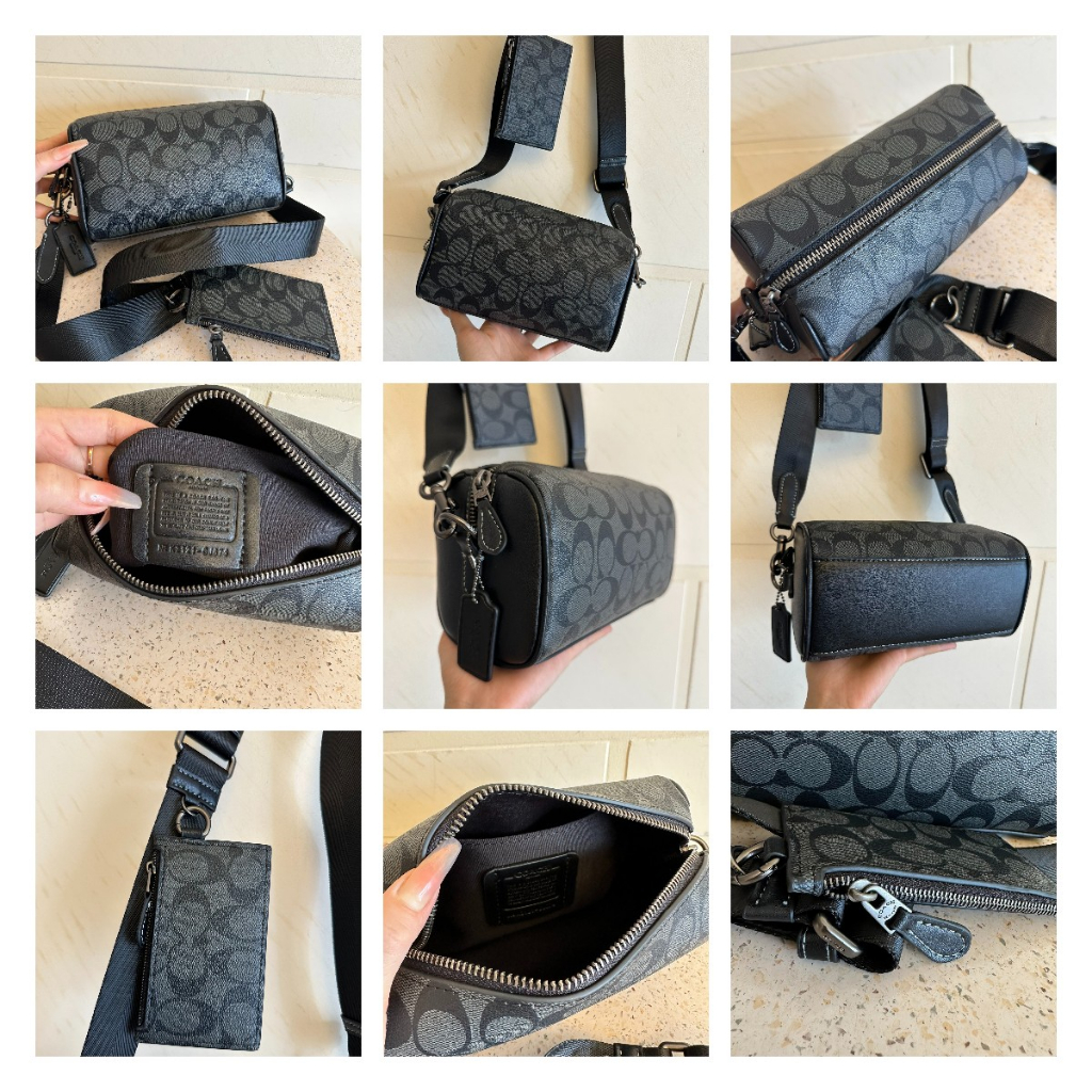 CJ674 CJ818 CJ675 CL425 Axel Crossbody Signature Canvas Women Men Sling Hycrid Bag