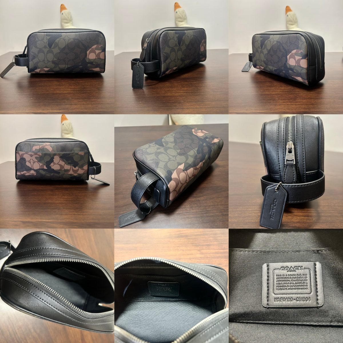 2522 CAR15 CX879 CP202 CC063 CM034 CCY904 CW199 CCF36 Carryall Pouch Women Men Clutch Wristlet Handbag