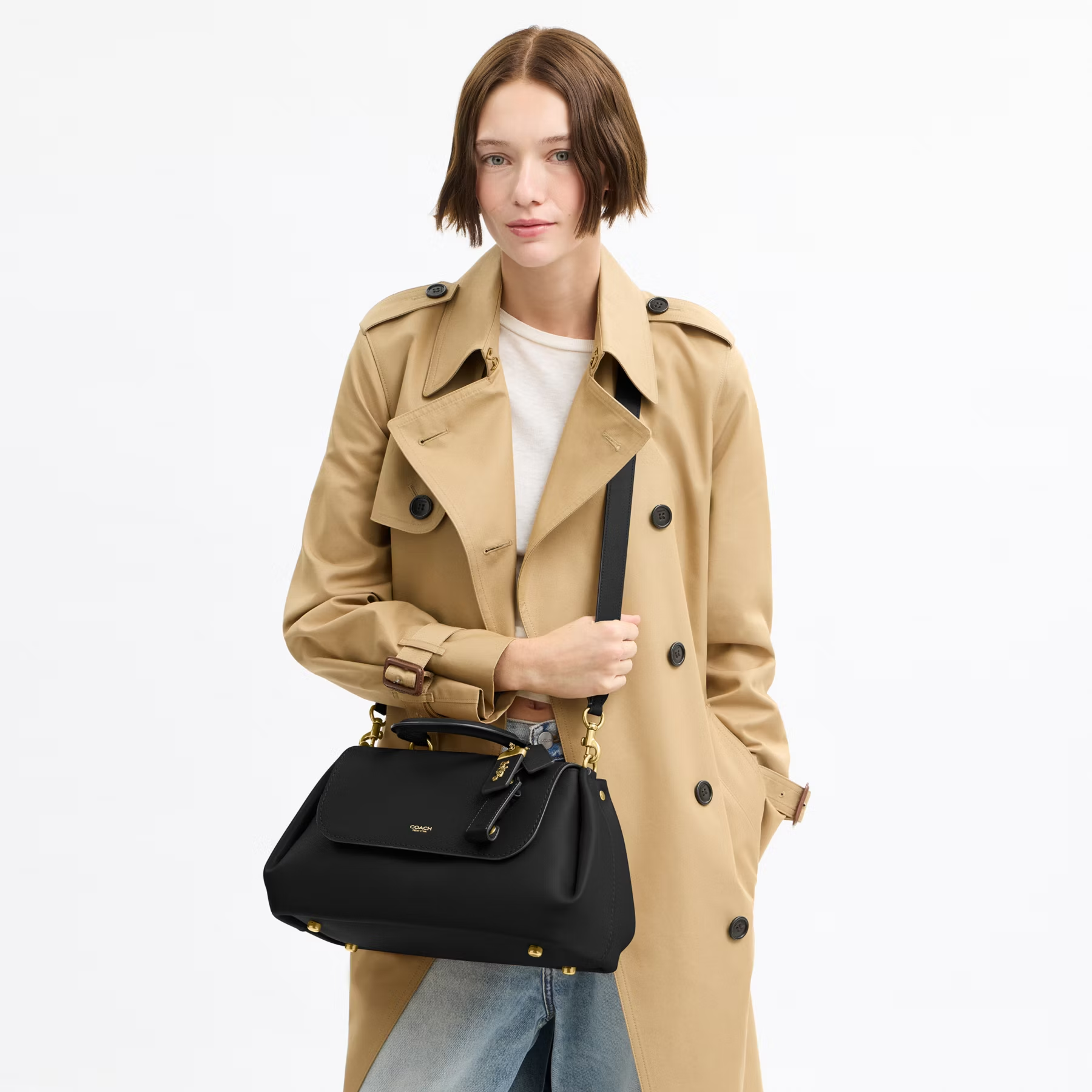 CCC39 SLOUCHY ROGUE Women Handbag Crossbody Sling tophandle satchel Bag