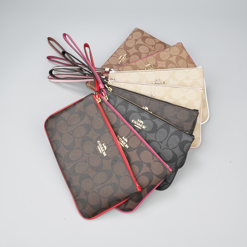 Large Wristlet Canvas Women Zip Purse Wallet 58695