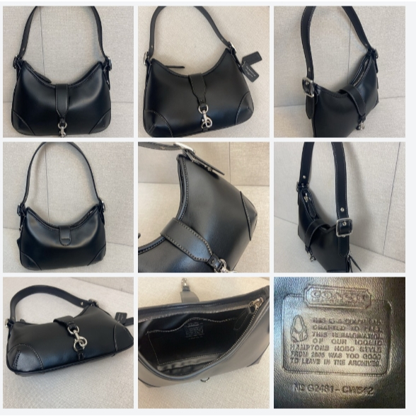 CW647 CW642 CBF16 CY934 Hamptons Hobo Shoulder Messenger Bag Female Simple Commuter Underarm Bag