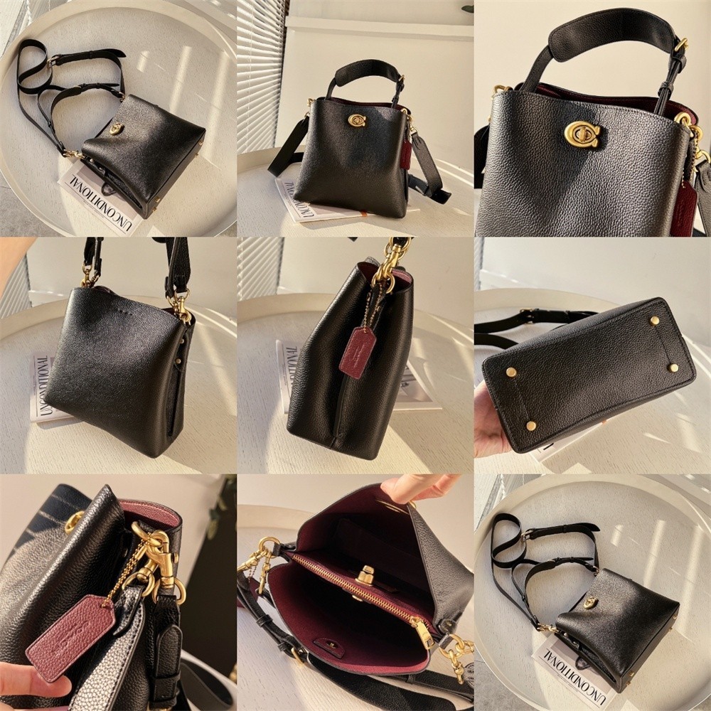 C3890 C3766 C3916 C6868 C8389 CS241 Small Willow Bucket Women Shoulder Crossbody Sling Bag