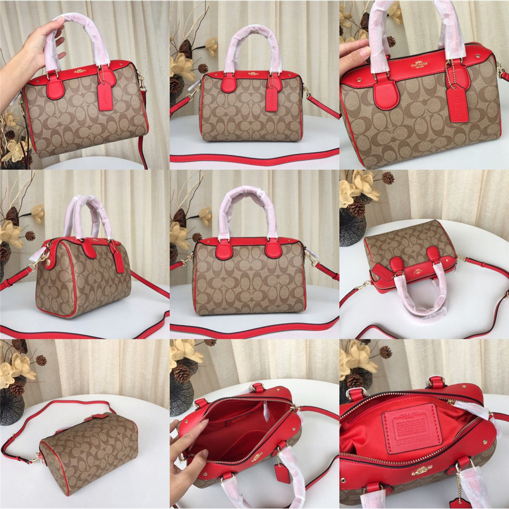 58312 32203 Mini Bennett Satchel Women Handbag Crossbody Sling Boston Top Handle Pillow Bag