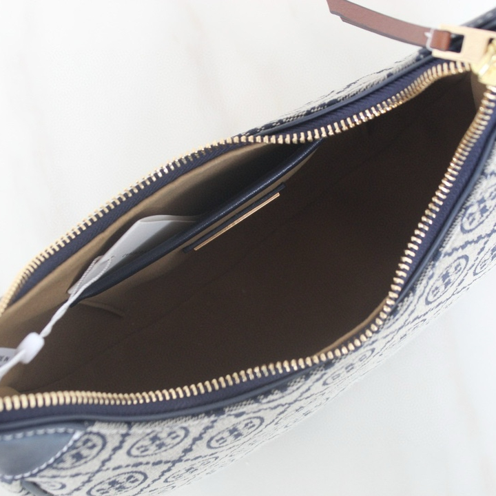 women handbag 158513 T Monogram Crescent Shoulder Bag