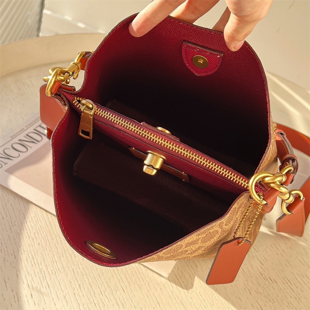 C3890 C3766 C3916 C6868 C8389 CS241 Small Willow Bucket Women Shoulder Crossbody Sling Bag