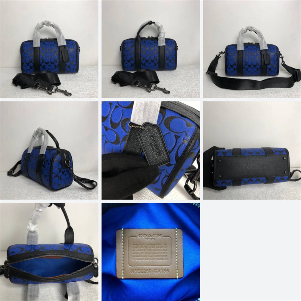 CA186 CA185 CZ497 Gotham Duffle 24 in Signaure Canvas Women Handbag Men Crossbody Sling Boston Bag