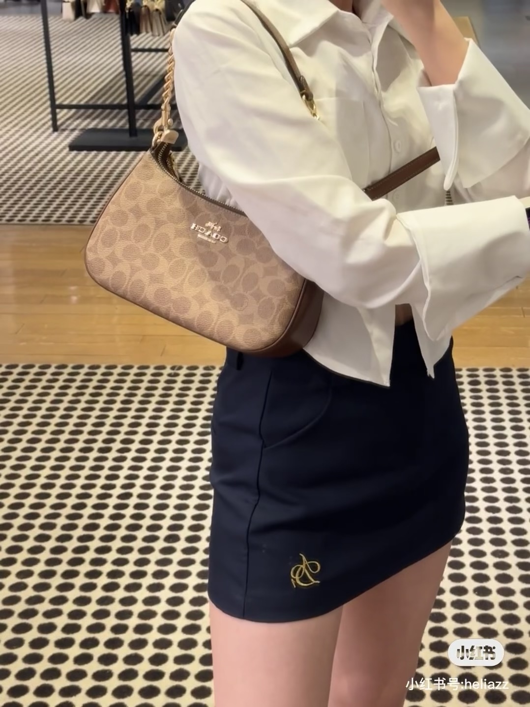 Women Handbag CV933 CV934 Teri In Signature Canvas Sling Shoulder Chain Shoulder Bag