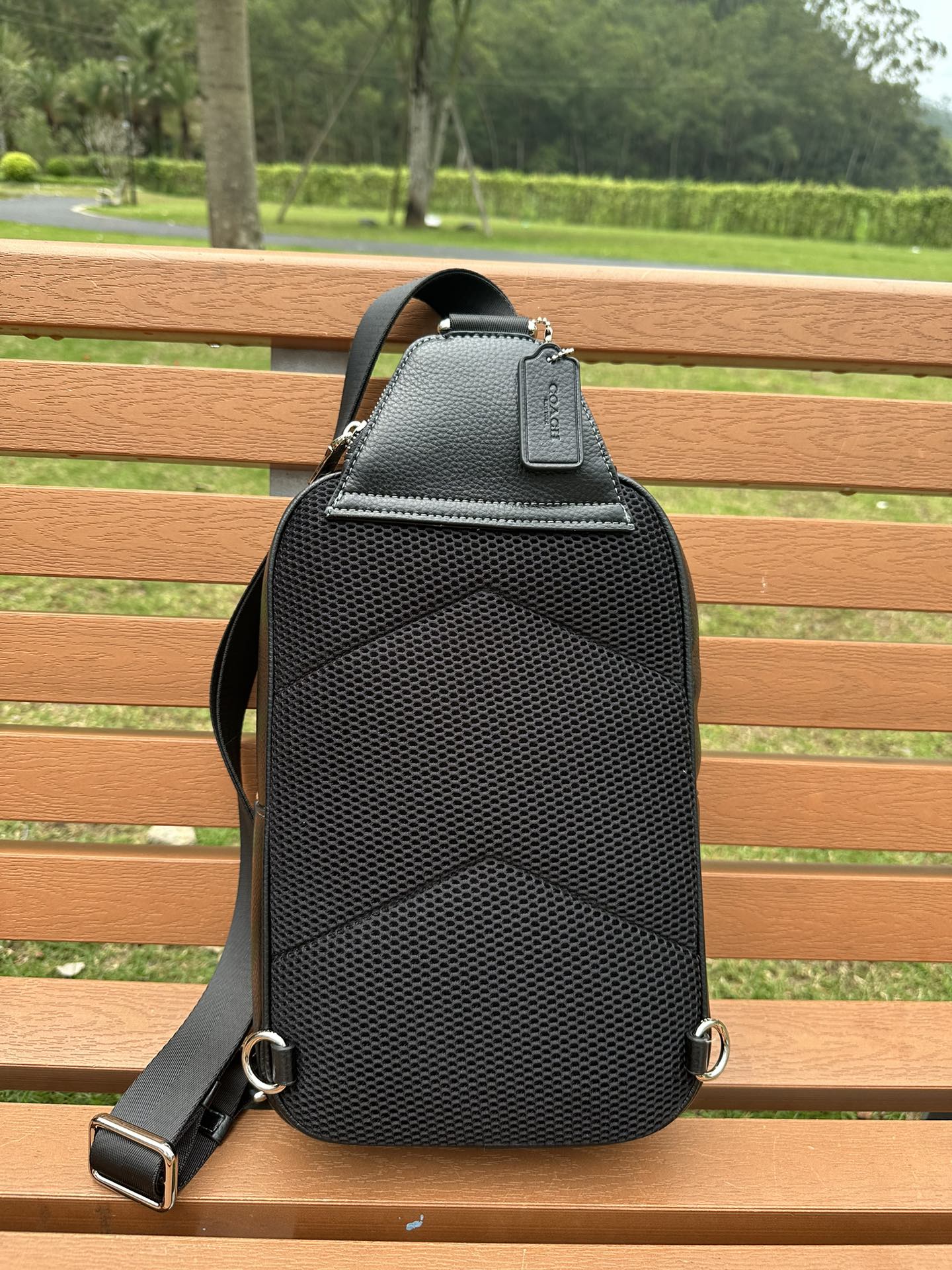 men handbag CO910 CO911 CQ669 Ethan Pack Signature Canvas backpack Chest bag