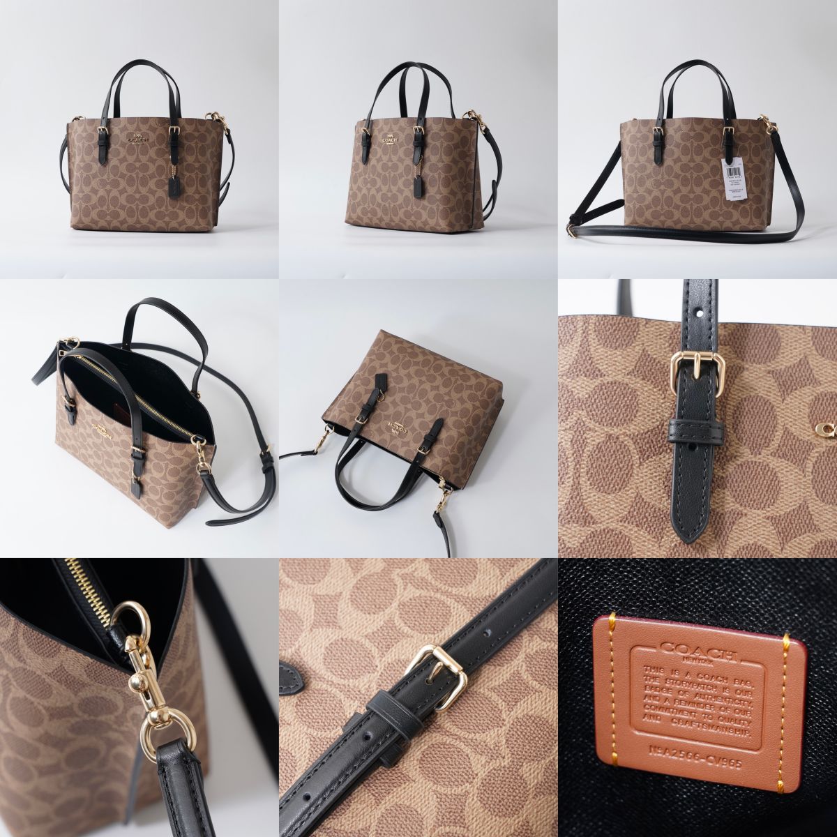 Women Handbag CV965 Mollie Tote 25 In Signature Canvas Shoulder Sling Bag