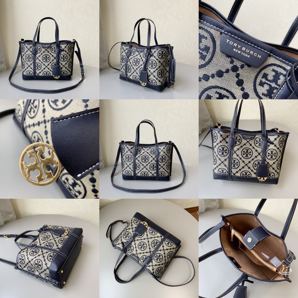 Women Handbag 83313 83312 T Monogram Perry Triple Compartment Tote Shoulder Bag