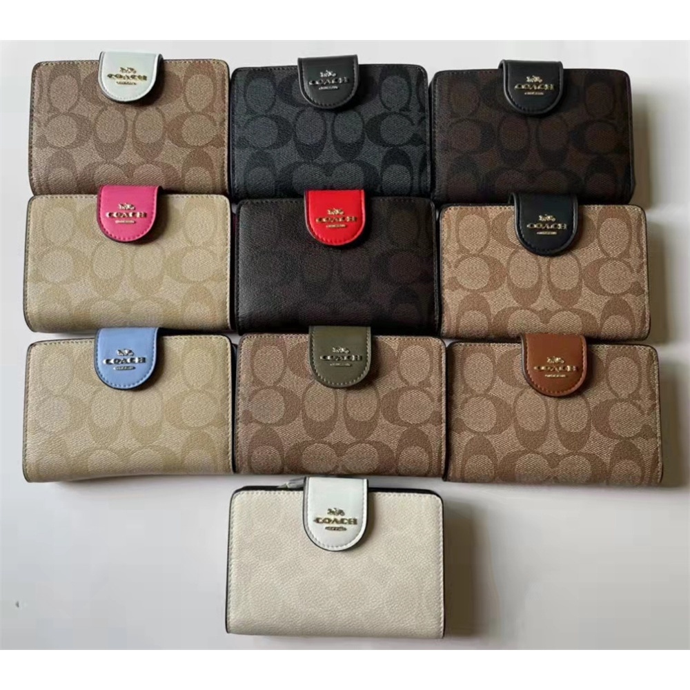 C0082 6390 C3454 CB866  CR968 Medium Corner Zip Wallet