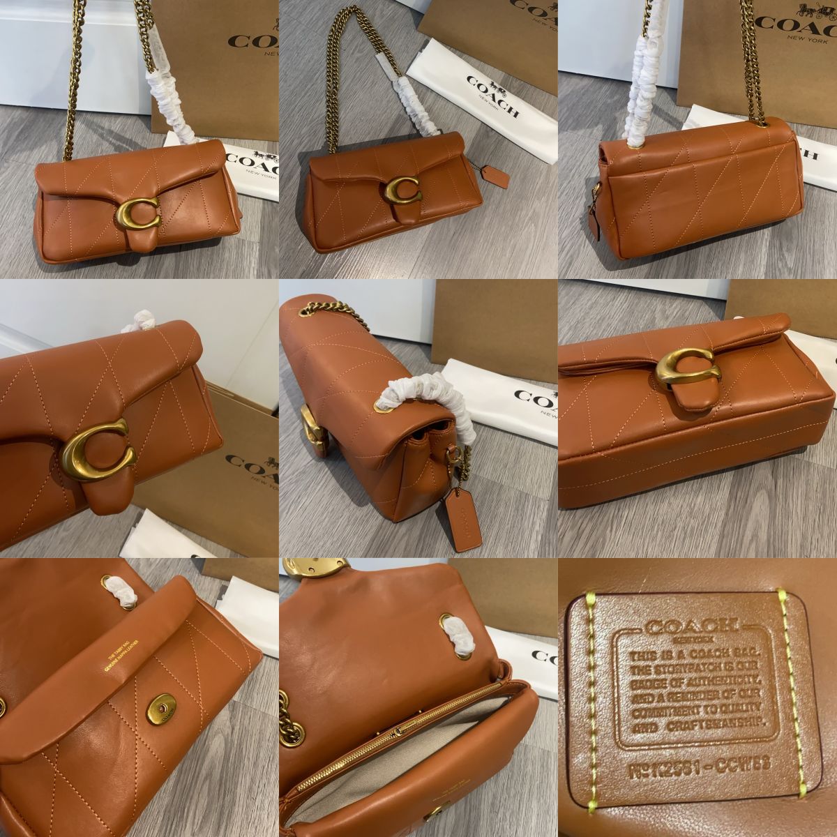 Women Handbag CCW83 Tabby 26 With Quilting Sling Chain Shoulder Bag