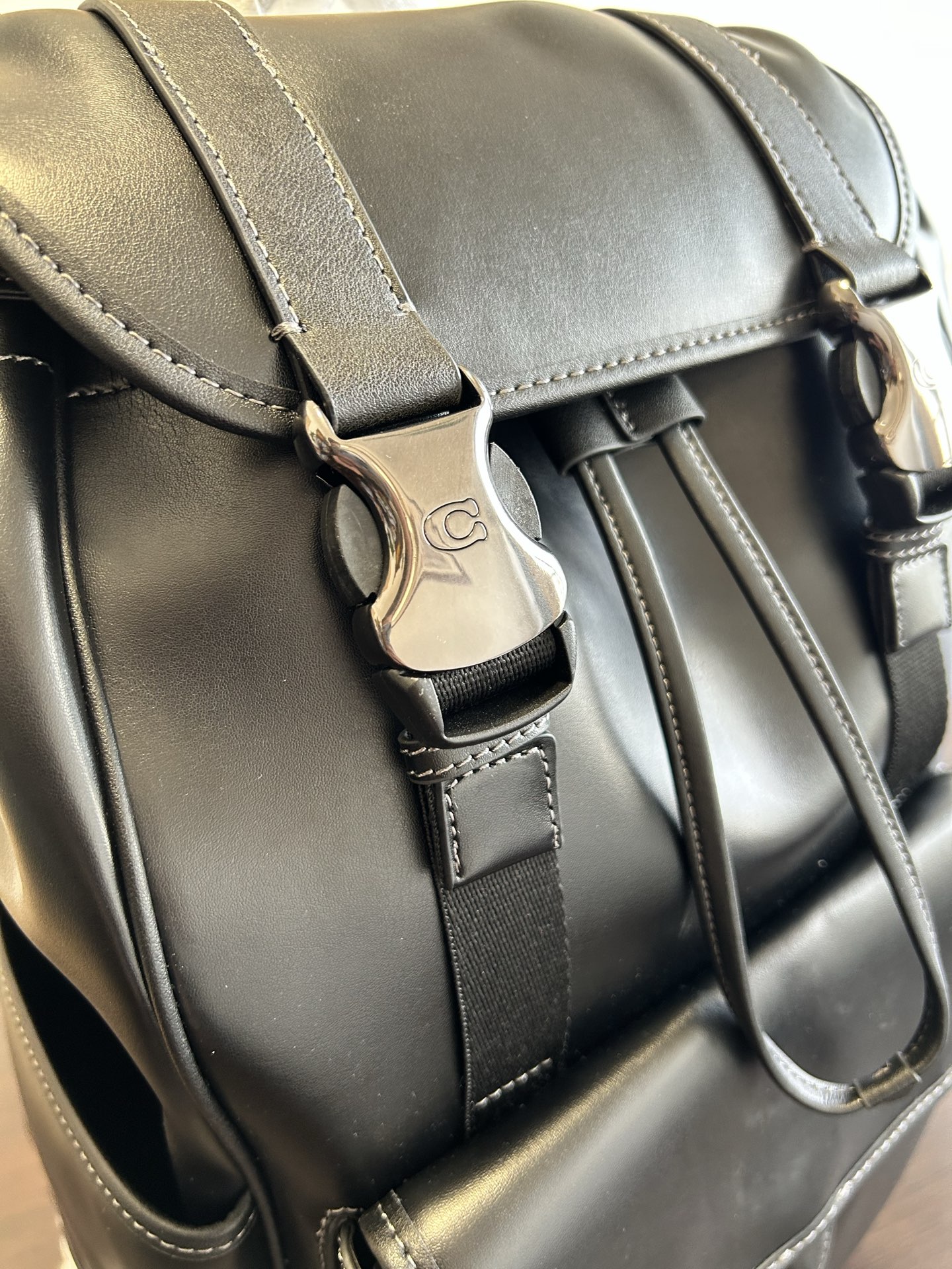 Men Handbag CU201  CU072 LEAGUE FLAP BACKPACK IN SIGNATURE CANVAS