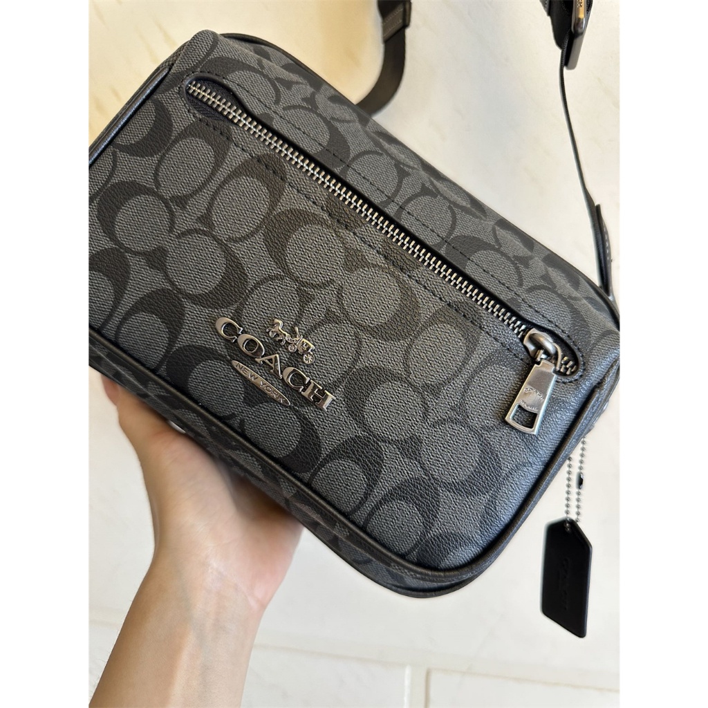 Coach CJ510 CJ509 Elias Crossbody Women Men Sling Messenger Camera Bag