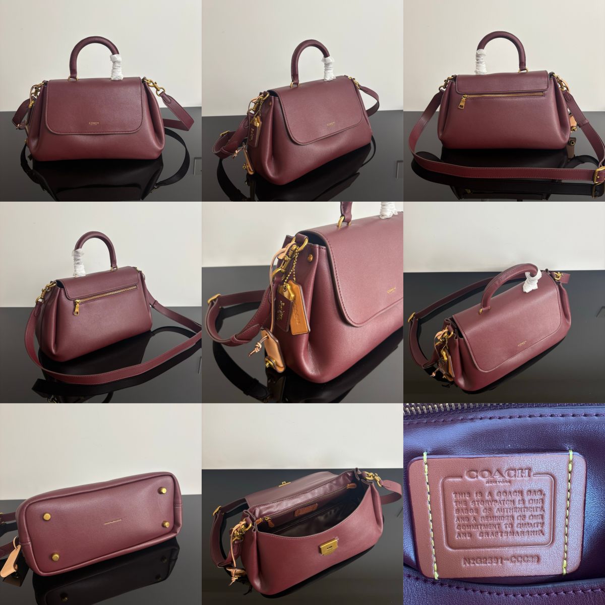 CCC39 SLOUCHY ROGUE Women Handbag Crossbody Sling tophandle satchel Bag
