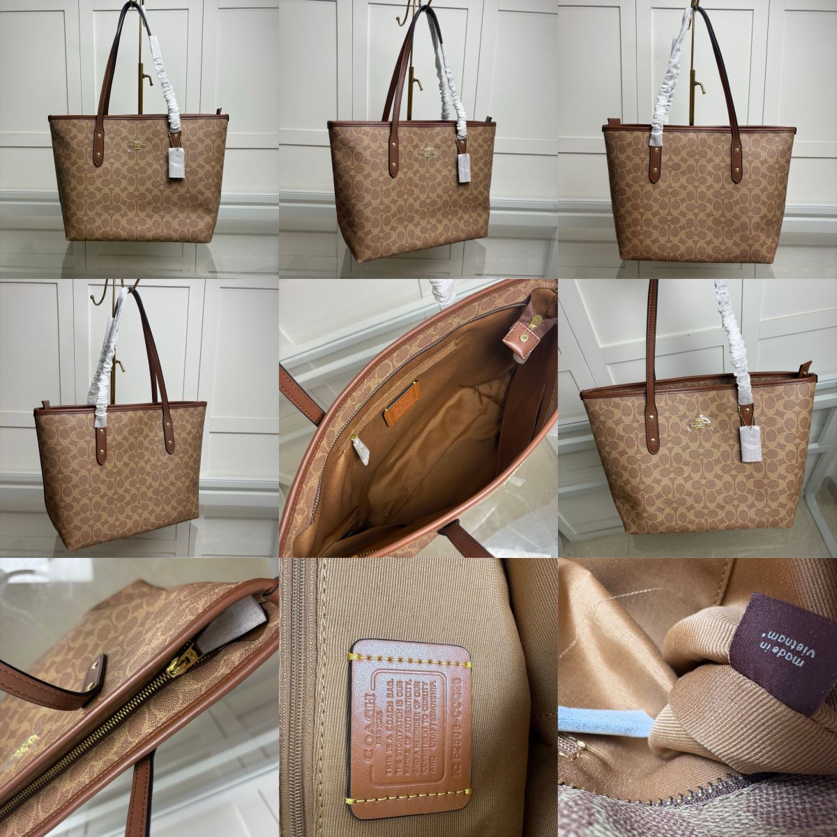 Women handbag CCQ28 City Tote In Signature Shoulder bag