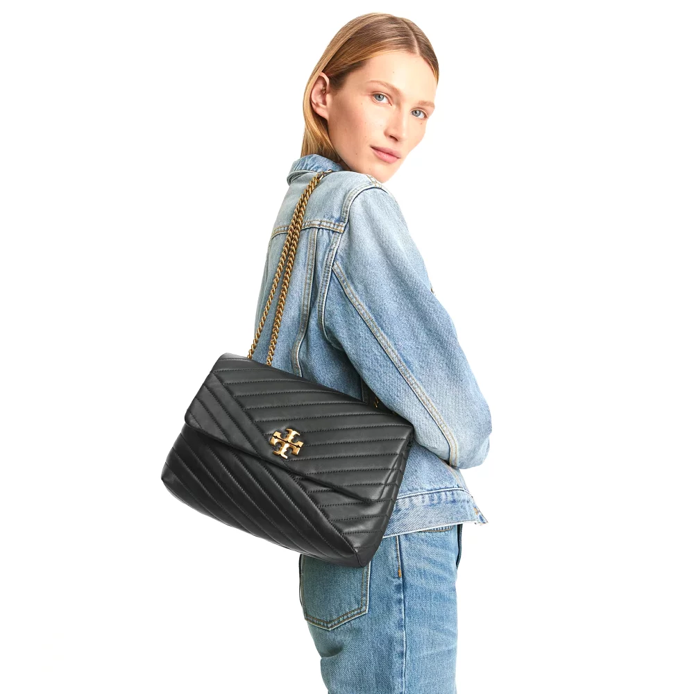 Women handbag 90452 90466 Kira Chevron Convertible Shoulder Bag