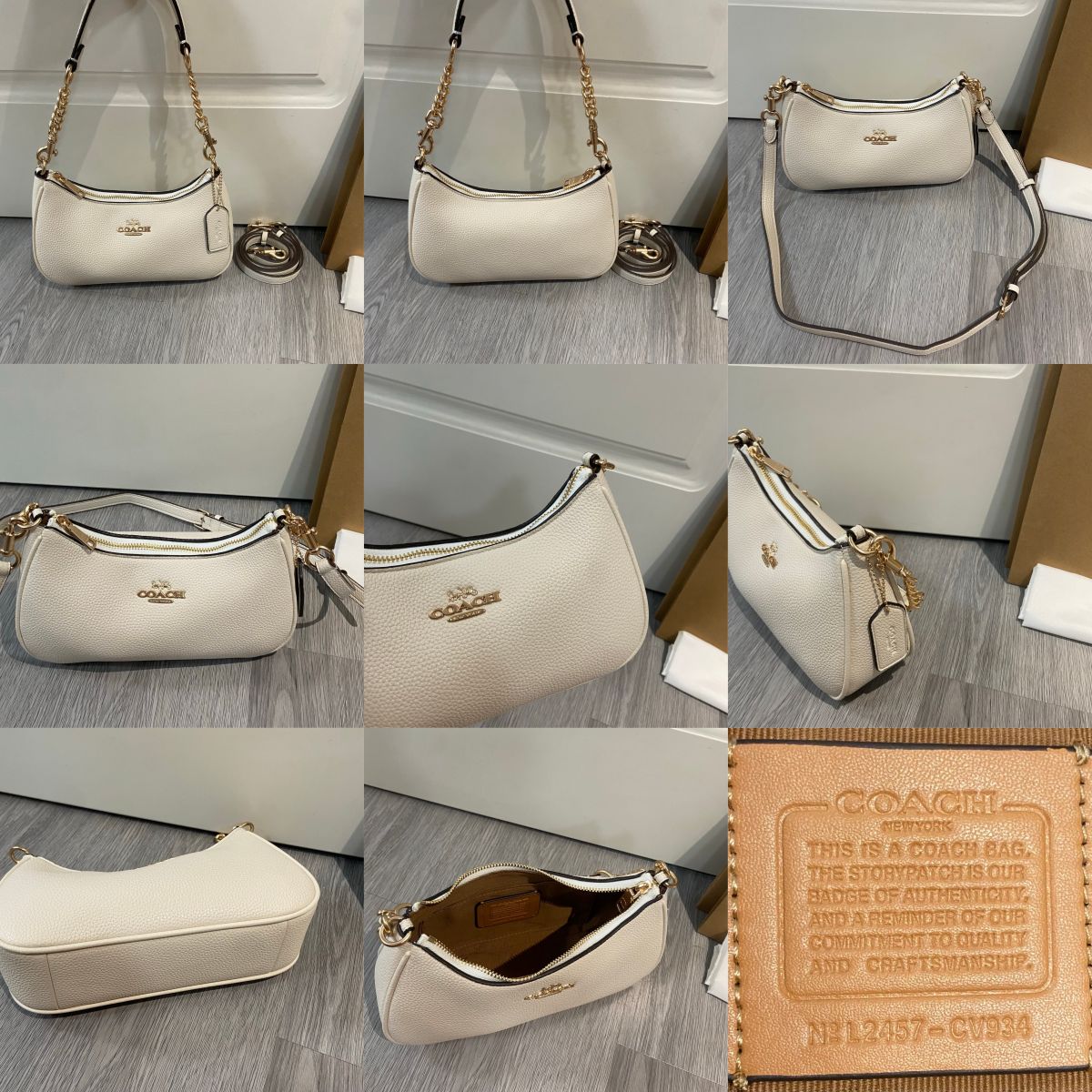 Women Handbag CV933 CV934 Teri In Signature Canvas Sling Shoulder Chain Shoulder Bag