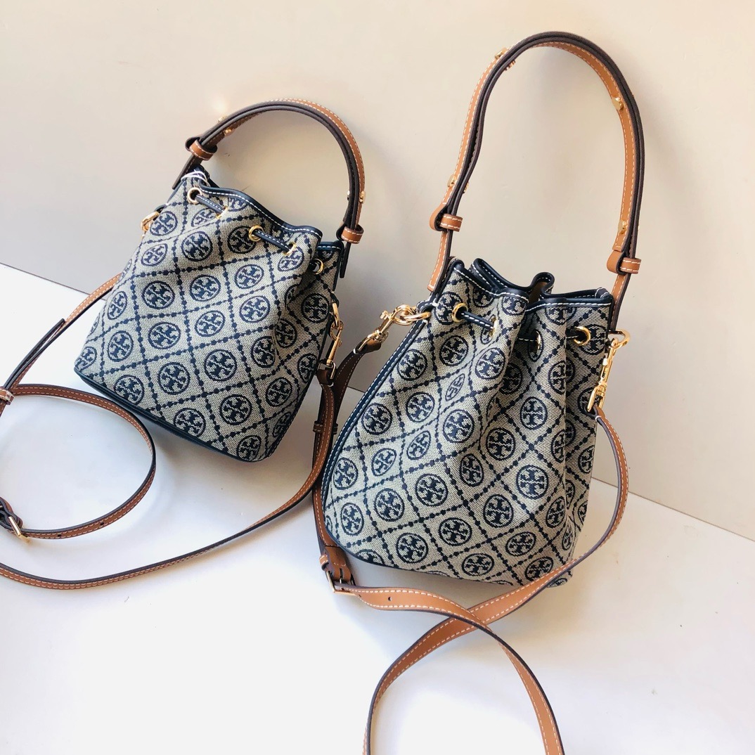 Women Handbag 166414 166415 T Monogram Bucket Bag