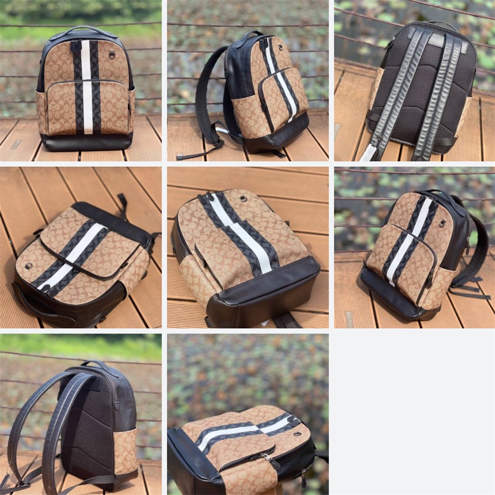 C2935 C3230 Graham Backpack In Signature Canvas Men Laptop Bag