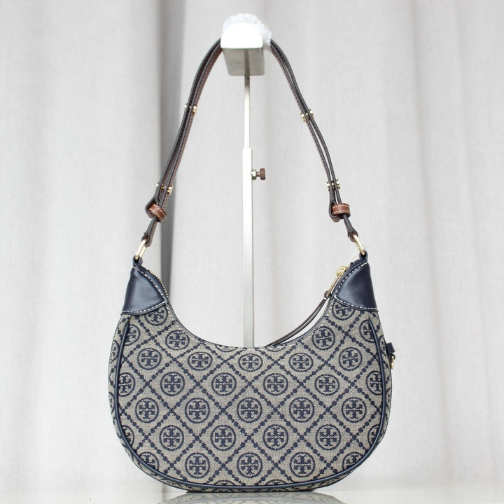 women handbag 158513 T Monogram Crescent Shoulder Bag