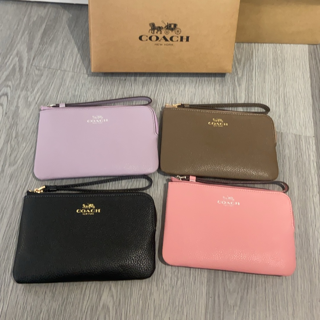 Women handbag CW854 CP483 Corner Zip Wristlet wallet