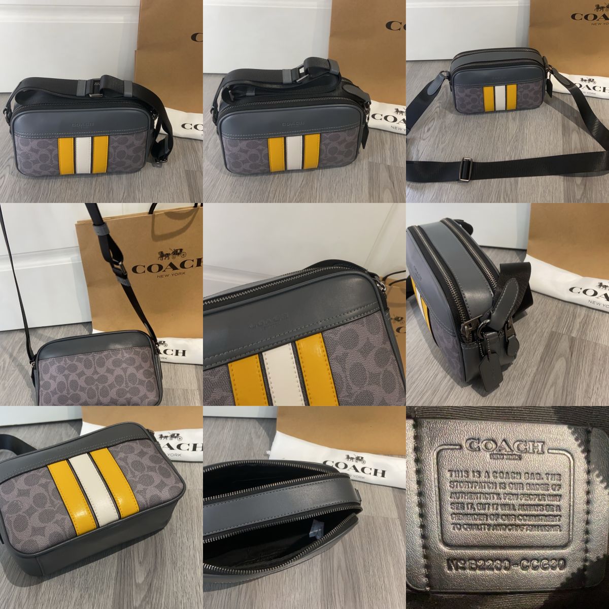 Men Hnadbag CCG30 C5810 CB136 CX140 CV921 CAJ64 CX138 CAX46 CY828 Graham Crossbody Men Women Sling Camera Bag