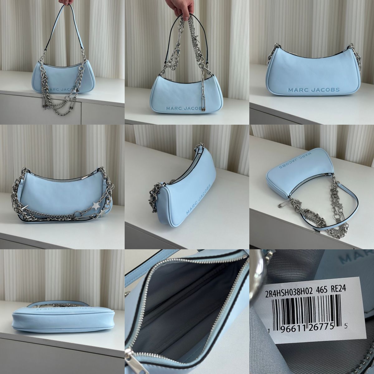 Women handbag 2R4HSH038H02 The Star Charm Shoulder Chain Bag